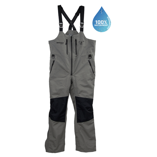 Triton 07 - *Waterproof* WaveTamer Bib - Cool Gray/Jet Black