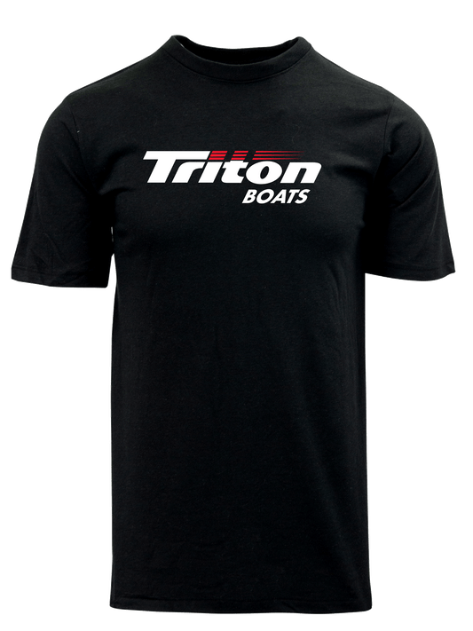 Triton 23 - Triton Boats Logo Tee - Black