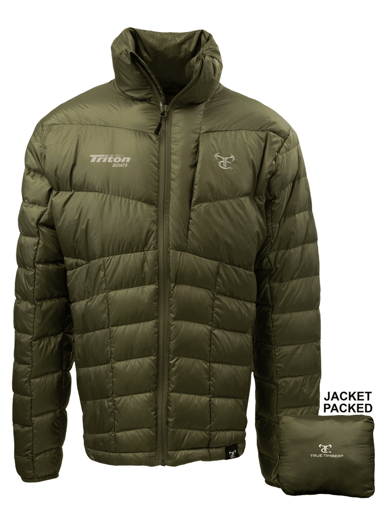 Triton 11 - Men's Lightweight Packable Down Jacket (OD Green)