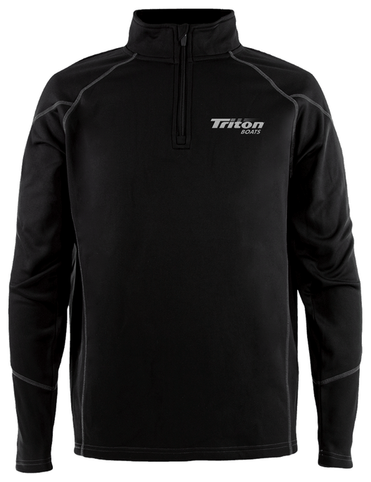 Triton 42 - 1/4 Zip Pullover - Black