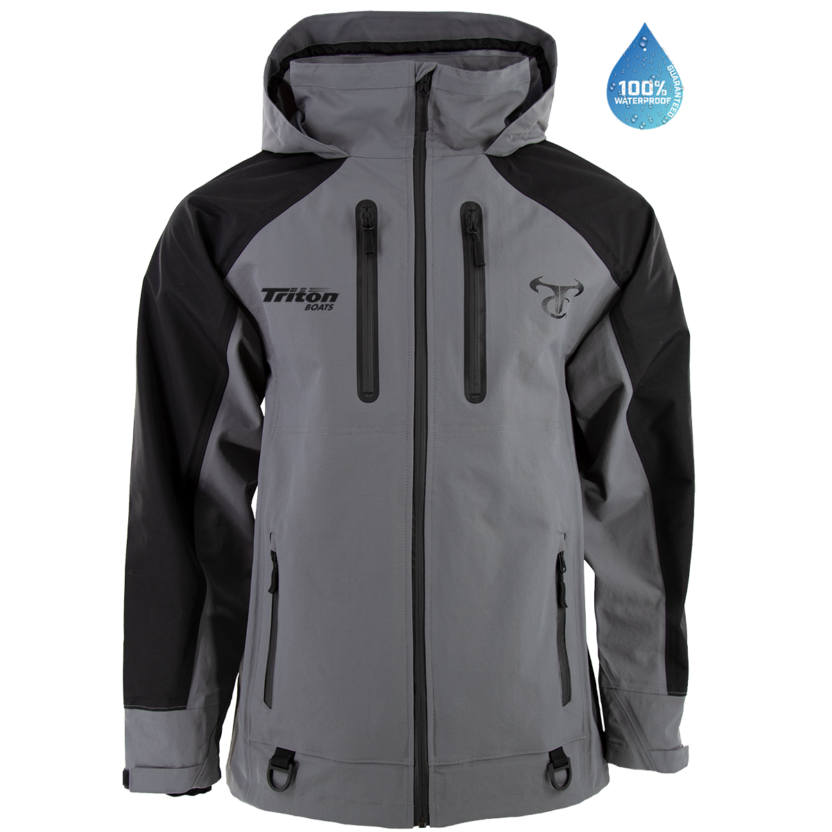 Triton 06 - *Waterproof* WaveTamer Parka - Cool Gray/Jet Black