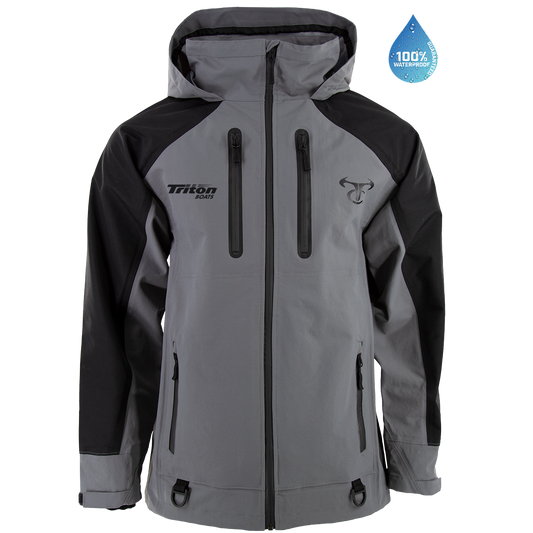 Triton 06 - *Waterproof* WaveTamer Parka - Cool Gray/Jet Black