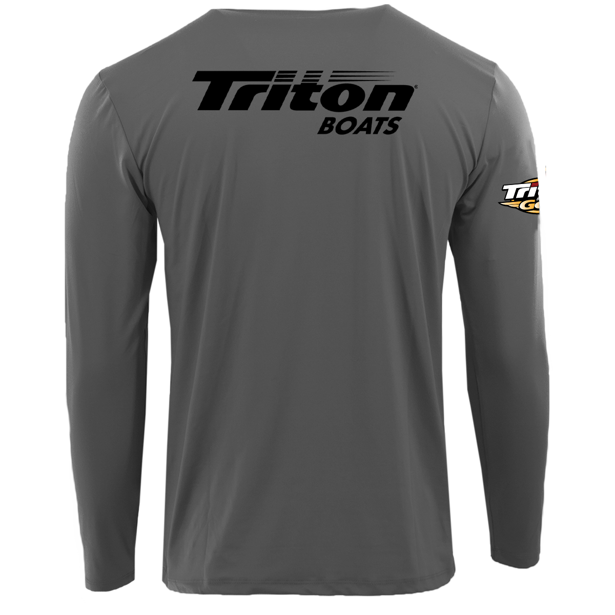 Triton Gold Performance Tee - Cool Gray