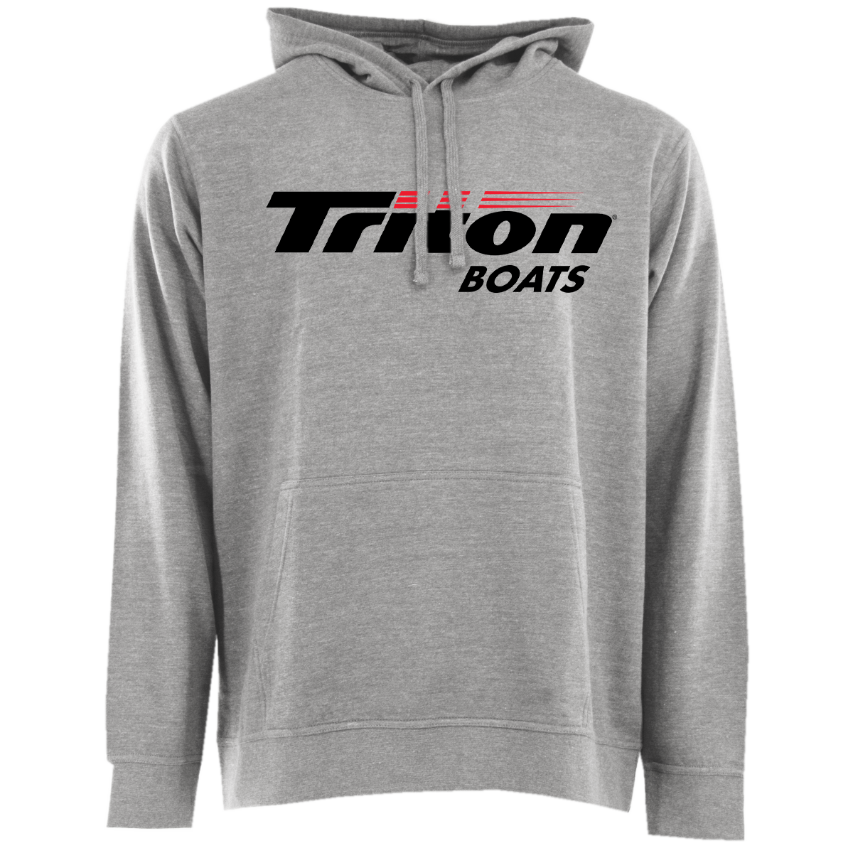 Triton 18 - Heather Gray Logo Hoodie